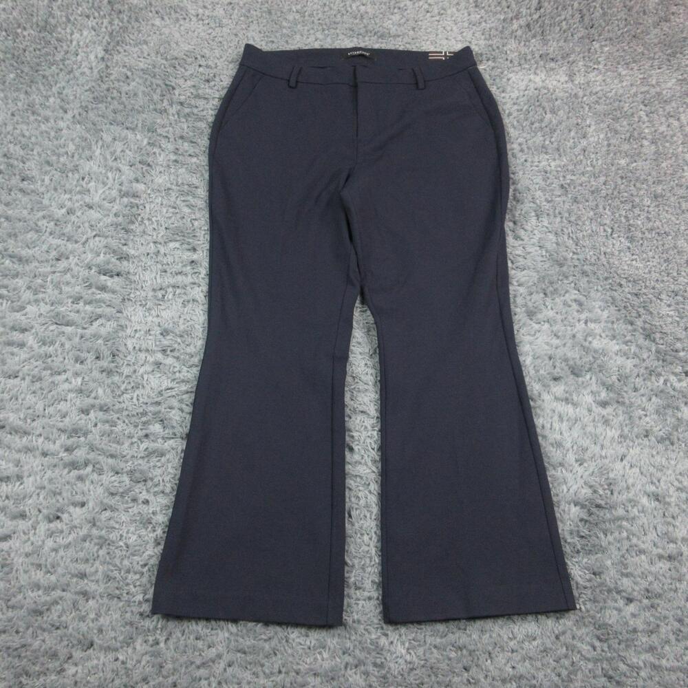 Liverpool Dress Pants Womens 14/32 Petite Blue Bootcut Stretch Work 35x29* NWT